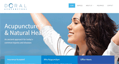 Desktop Screenshot of doralacupuncture.com